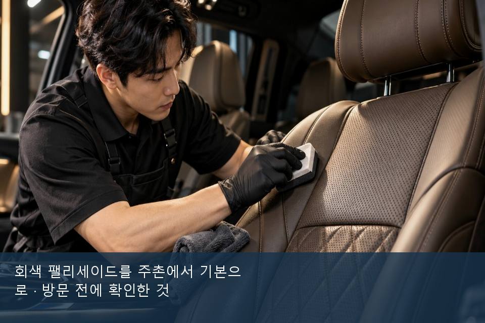 회색 팰리세이드를 주촌에서 기본으로 · 방문 전에 확인한 것
